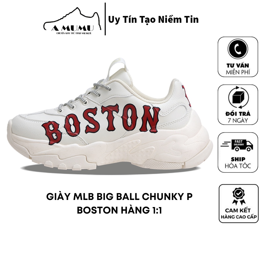 Mua Giày Sneaker MLB Big Ball Chunky P Boston Red Sox Màu Hồng Nhạt Size  250 chính hãng Giá tốt
